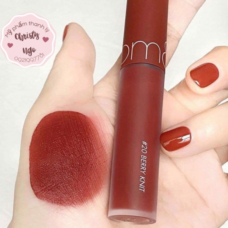 SON KEM ROMAND ZERO VELVET TINT 20 BERRY KNIT