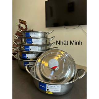 Nồi lẩu inox longcook - xoong lẩu đáy từ 20/22/24/26/28/30cm