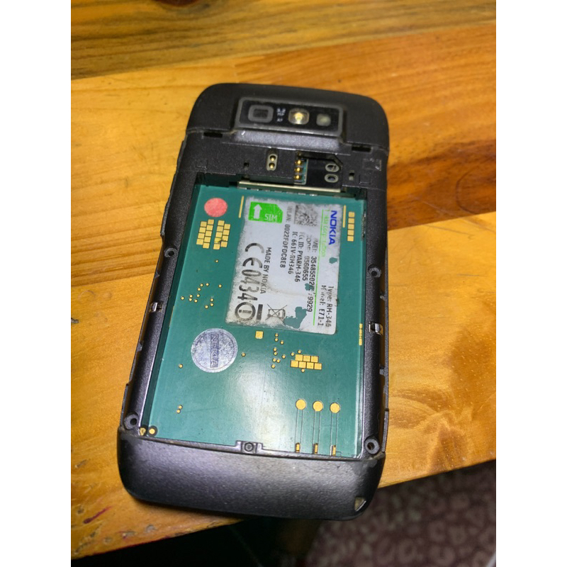 Main E71 hỏng camera