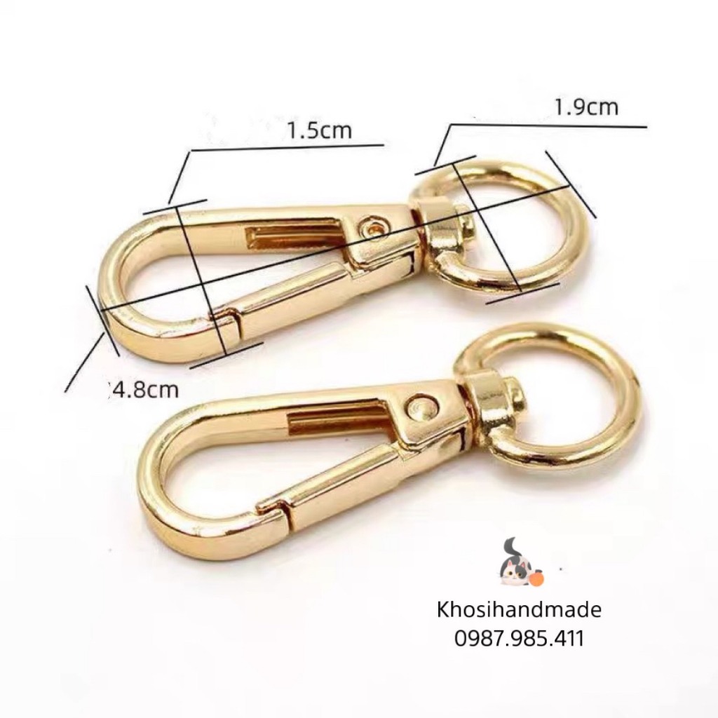 Móc Càng Cua Chữ V Hình Tròn Lọt Lòng 15MM