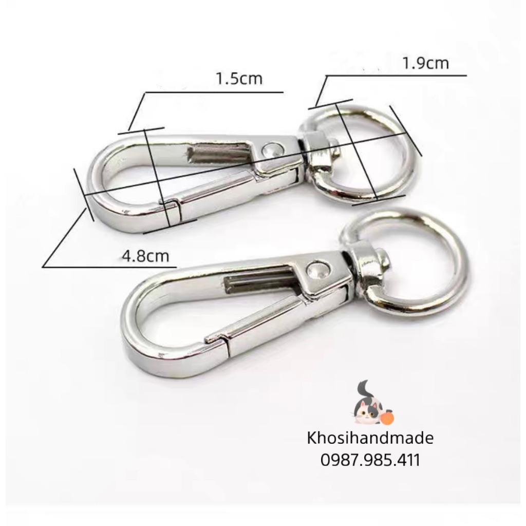 Móc Càng Cua Chữ V Hình Tròn Lọt Lòng 15MM
