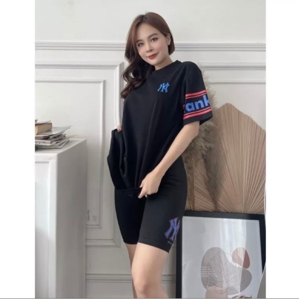 Áo thun MLB YANKEES xuất phông cotton sang xịn mịn Full Tag Mác