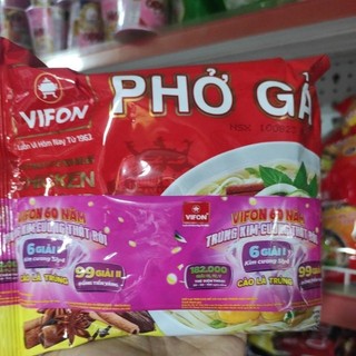 Phỏ ăn liền Vifon hương vị gà/ bò gói 65g