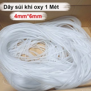 Rẻ🎉1 Mét Dây sủi khí oxy, dây sủi oxy dùng cho máy sủi khí, dây dẫn oxy cho hồ cá
