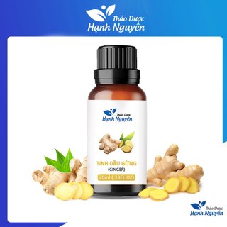 Tinh dầu Gừng 20ml, massage giảm mỡ bụng, đùi, bắp tay, bắp chân hiệu quả - Thảo dược Hạnh Nguyên