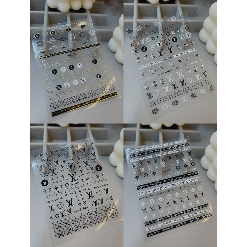 Sticker thương hiệu , miếng dán móng tay , nail hot trend