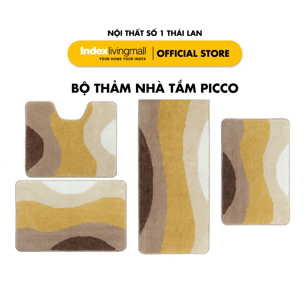 Thảm chùi chân bộ sưu tập PICCO phối nhiều màu  | Index Living Mall | Nhập khẩu Thái Lan