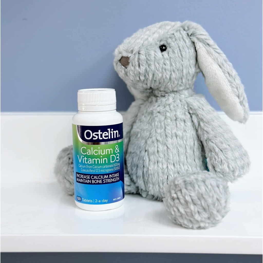 Viên uống Ostelin Calcium & Vitamin D3 bổ sung canxi và vitamin d3130 viên cho mẹ bầu