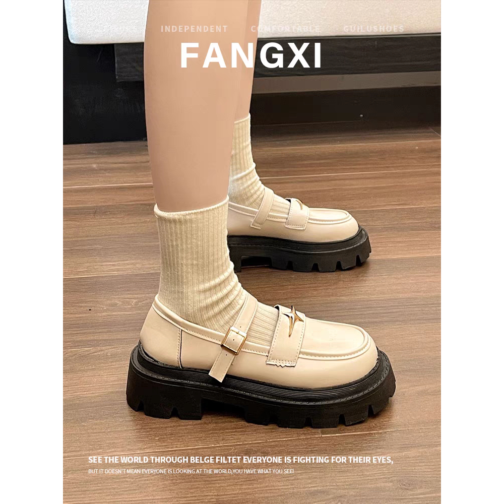 Giày ulzzang oxford vintage thời trang đơn giản màu đen/nâu cá tính năng động cute xinh đẹp bền rẻ