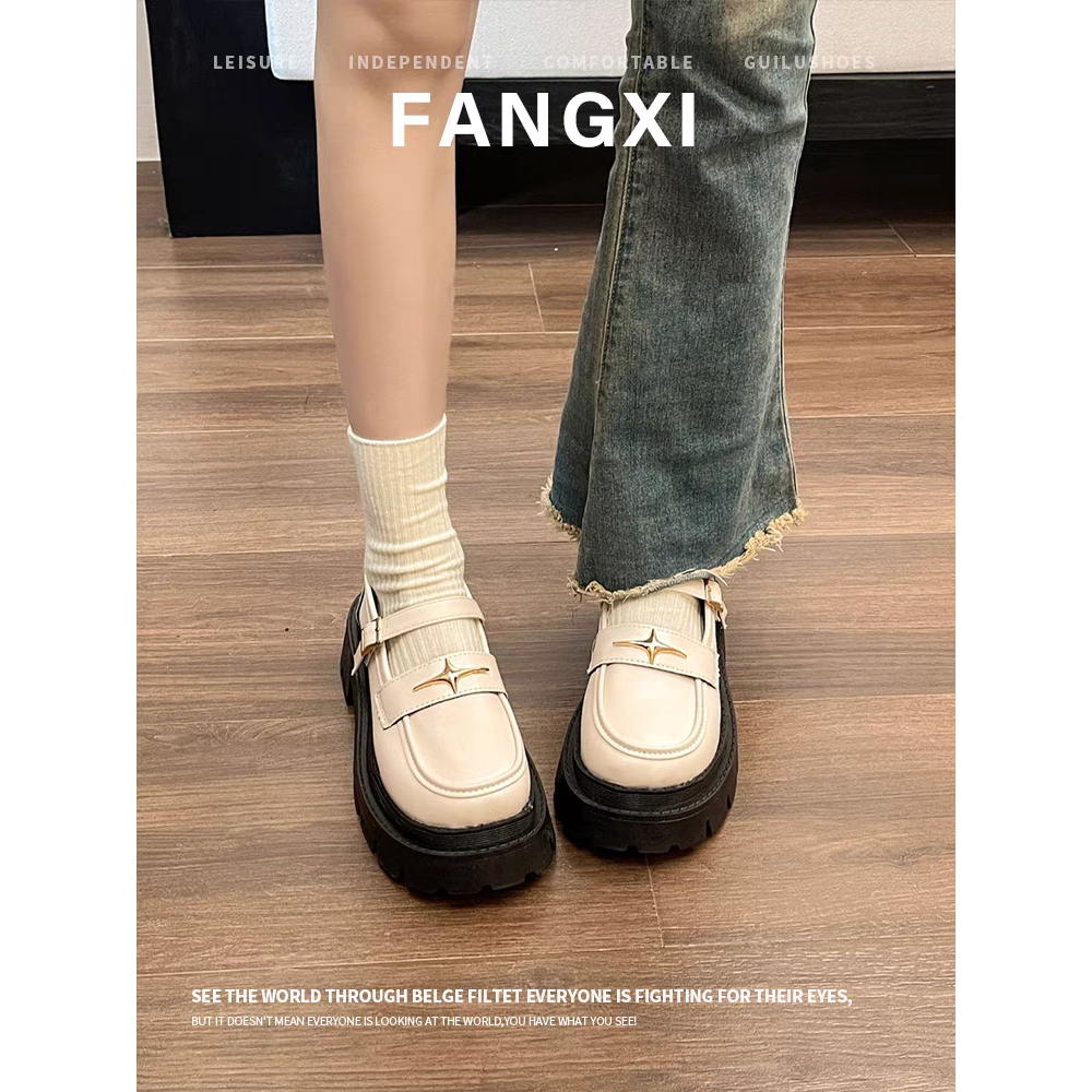 Giày ulzzang oxford vintage thời trang đơn giản màu đen/nâu cá tính năng động cute xinh đẹp bền rẻ