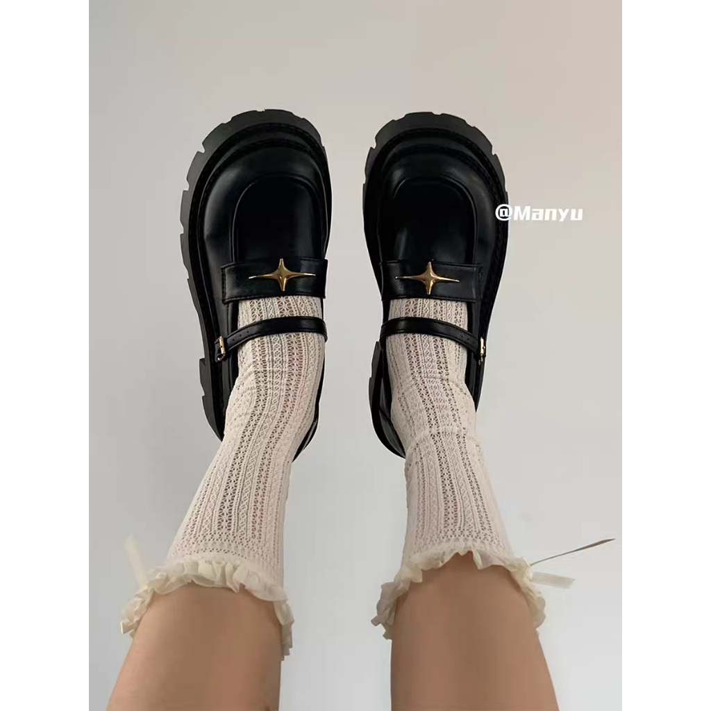 Giày ulzzang oxford vintage thời trang đơn giản màu đen/nâu cá tính năng động cute xinh đẹp bền rẻ