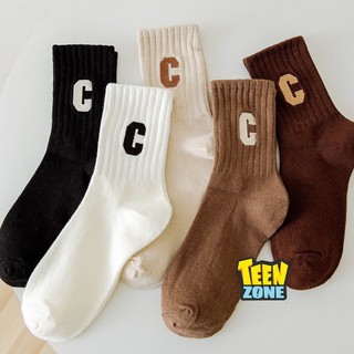 Tất cao cổ chữ C co giãn, thấm hút mồ hôi