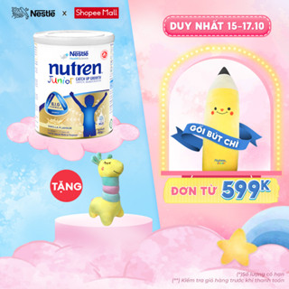 Tặng gối ôm hươu cao cổ Sữa bột Nutren Junior cho trẻ từ 1-12 tuổi lon 850g