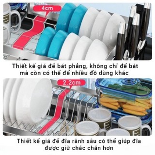 Kệ chén bát đa năng inox cao cấp