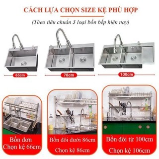 Kệ chén bát đa năng inox cao cấp