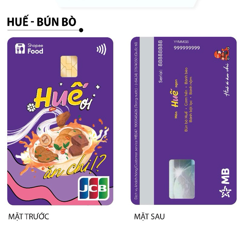 Dịch vụ phát hành Hi Collection phiên bản JCB ShopeeFood