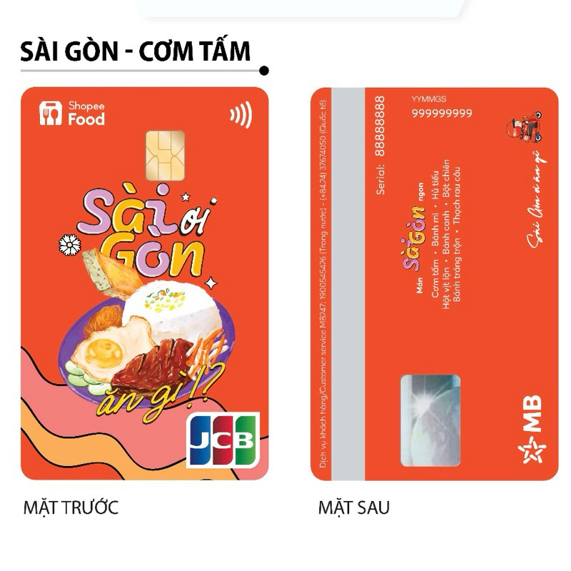 Dịch vụ phát hành Hi Collection phiên bản JCB ShopeeFood