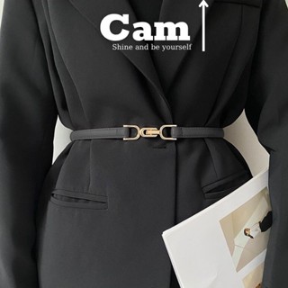  Thắt lưng da Đai váy gài bản nhỏ  nam nữ 1.5cm chữ U đối xứng DV09 Camcamvintage Belt dây nịt váy đầm áo sơ mi blazer P3 