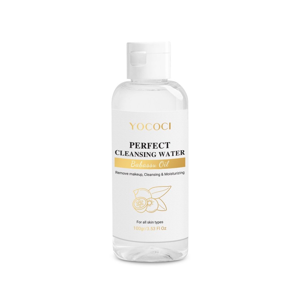 Nước tẩy trang Yococi làm sạch lớp makeup, giữ ẩm, mềm mịn da, không cồn Perfect Cleansing Water 100g