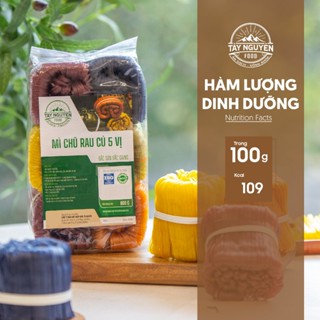 Mỳ chũ rau củ 5 vị 600g healthy đặc sản Bắc Giang Tây Nguyên Food - Việt Nam