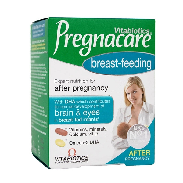 Viên uống cho phụ nữ cho con bú Vitabiotics Pregnacare Breast-feeding bổ sung dinh dưỡng nâng cao sức đề kháng 84 viên
