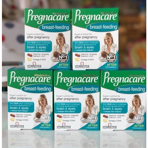 Viên uống cho phụ nữ cho con bú Vitabiotics Pregnacare Breast-feeding bổ sung dinh dưỡng nâng cao sức đề kháng 84 viên