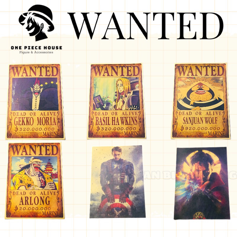 Poster A2 One Piece, Anime nhiều mẫu