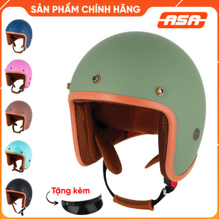 Mũ bảo hiểm 3/4 CLASSIC- thoáng khí - kháng khuẩn