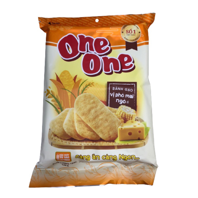 Bánh gạo vị phô mai Ngô One One gói  118g