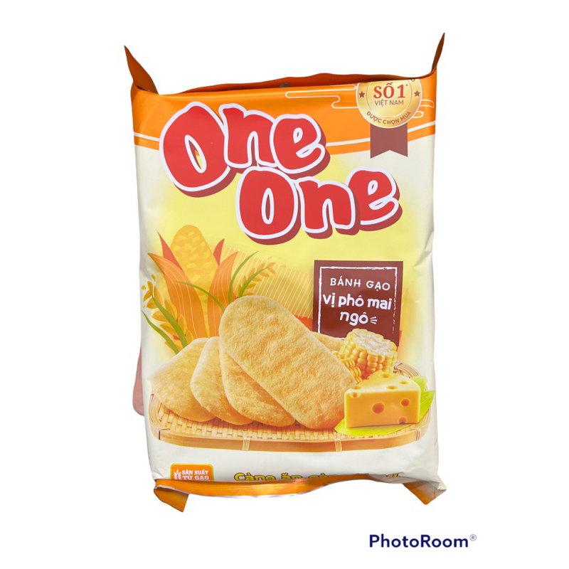 Bánh gạo vị phô mai Ngô One One gói  118g