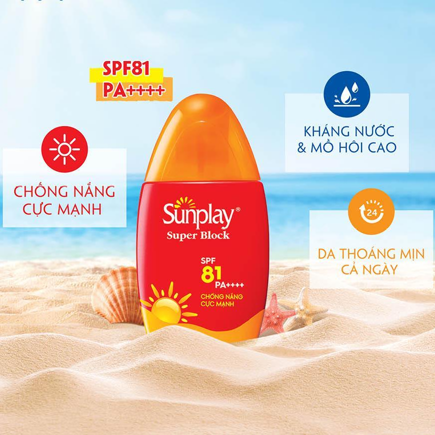 Sữa Chống Nắng Sunplay Super Block SPF81 PA++++ 30g