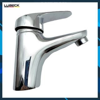 Vòi rửa mặt LVB LD 20 , vòi chậu bàn đá , chất liệu đồng mạ Crom tròn ngắn - Lubeck