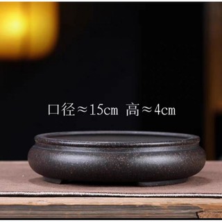 Chậu tròn mỏng - Chậu Bonsai Trung Quốc - Chậu Bonsai Mini