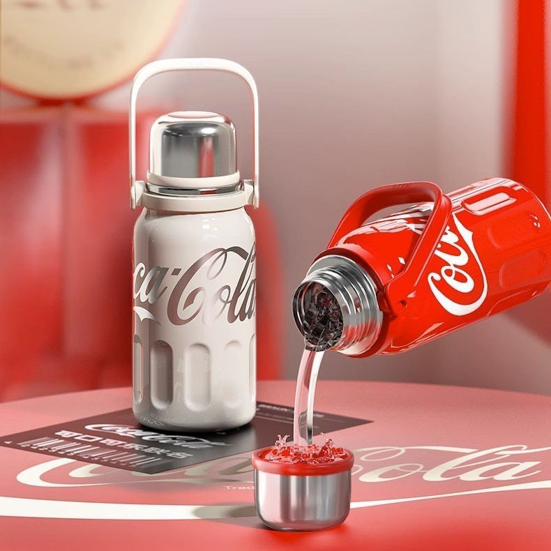 Bình giữ nhiệt Coca Cola 800ml,1200ml 2 màu trẻ trung dùng hàng ngày,đựng trà, nước, quà tặng