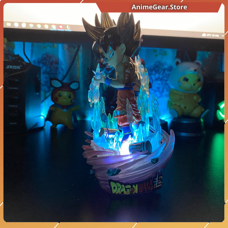 Mô Hình Goku vô cực có led cao 17cm - AnimeGear.Store Mô Hình DragonBall Giá Rẻ