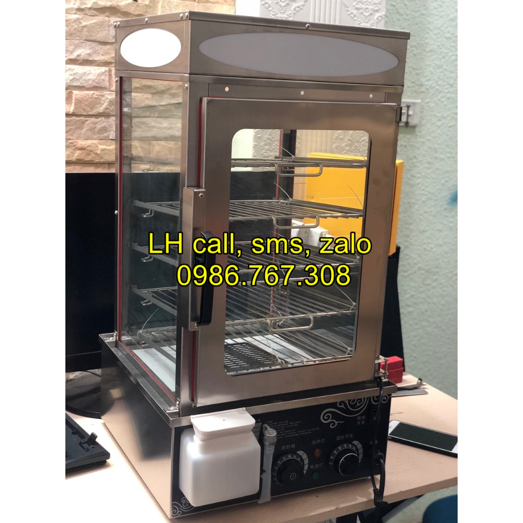 Tủ Hấp Bánh Bao, Tủ Trưng Bày Bánh Bao, Giữ Nóng 5 tầng - Hàng Chất Lượng Cao