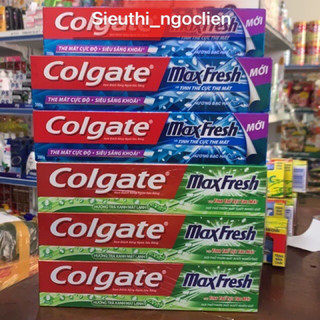 Kem đánh răng colgate max fresh 180g hương bạc hà/trà xanh