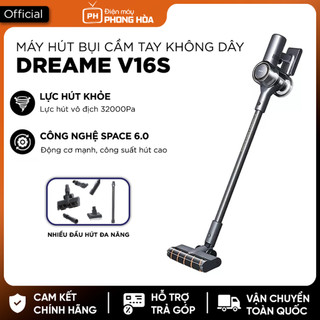 Máy Hút Bụi Không Dây Dreame V16s-Pin rời, lực hút cao