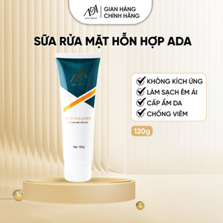  Sữa rửa mặt hỗn hợp ADA 120g an toàn với mọi loại da làm sạch sâu thông thoáng lỗ chân lông cấp ẩm phục hồi da 