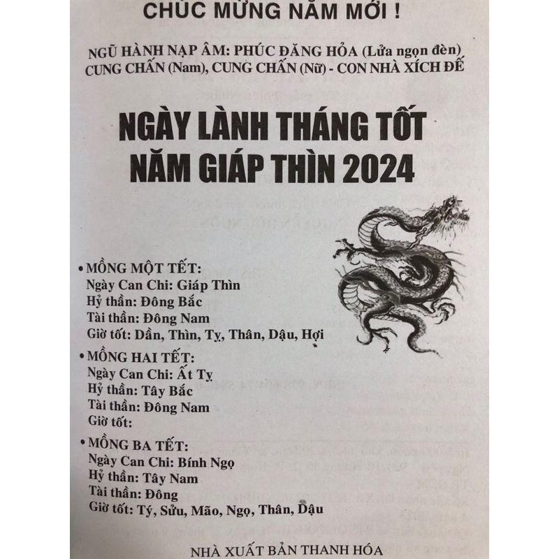 Sách - Ngày Lành Tháng Tốt