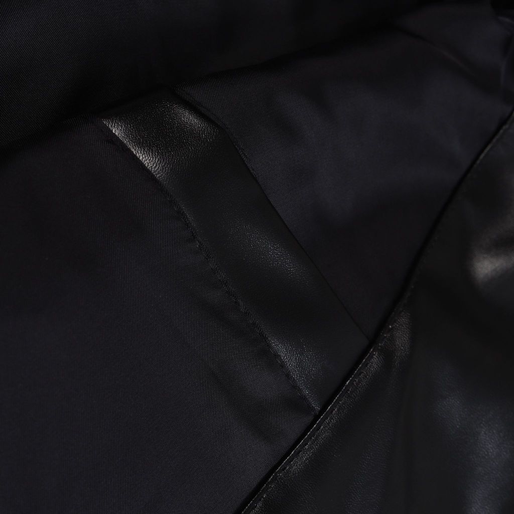 Áo khoac nam Thomas Stu chất da faux leather cao cấp chống nước chính hãng