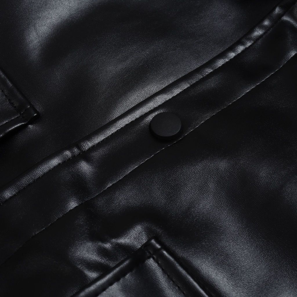 Áo khoac nam Thomas Stu chất da faux leather cao cấp chống nước chính hãng