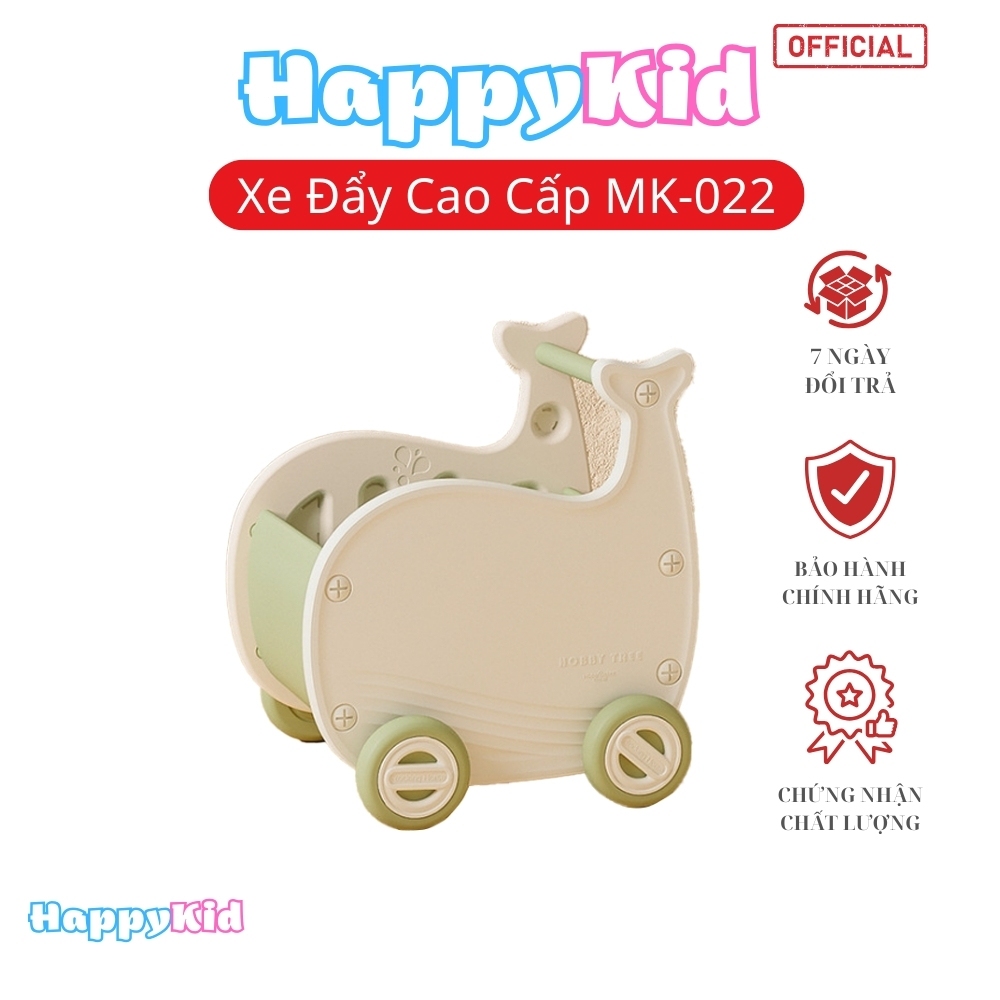Xe đẩy tập đi cho bé có giỏ chứa đồ chơi đa năng 4 chế độ hàng chính hãng chất lượng cao HappyKid-022