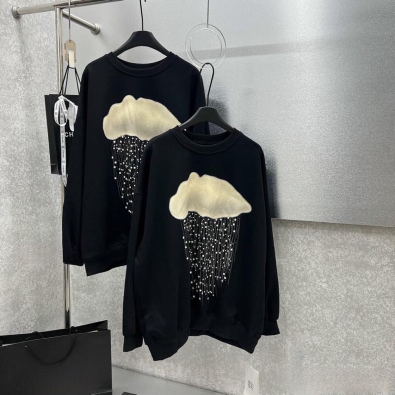 Áo swt đám mây đính đá hàng QC-Mon.Ami.hi