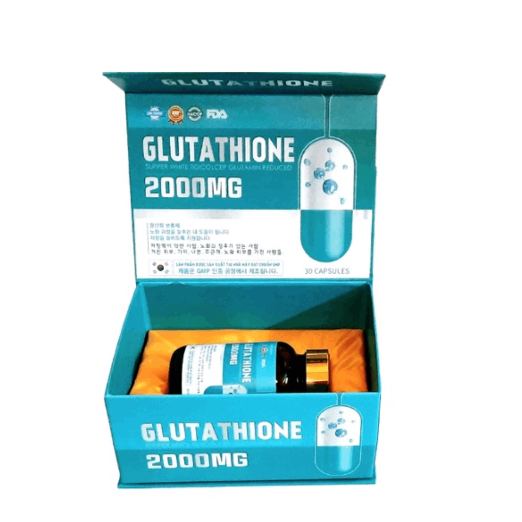 Viên Uống Trắng Da Glutathione Collagen 2000mg Hộp 30 Viên