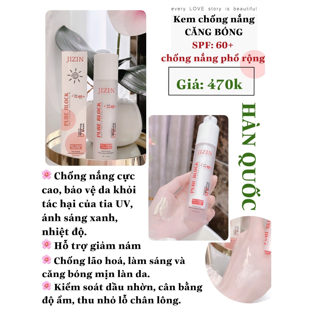 Kem Chống Nắng Vật Lý Phổ Rộng Mỏng Nhẹ Cho Da Nhạy Cảm (SPF 60++)