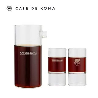 Volcano Bộ bình và ly pha cà phê CAFEDE KONA AKIMBO hình trụ