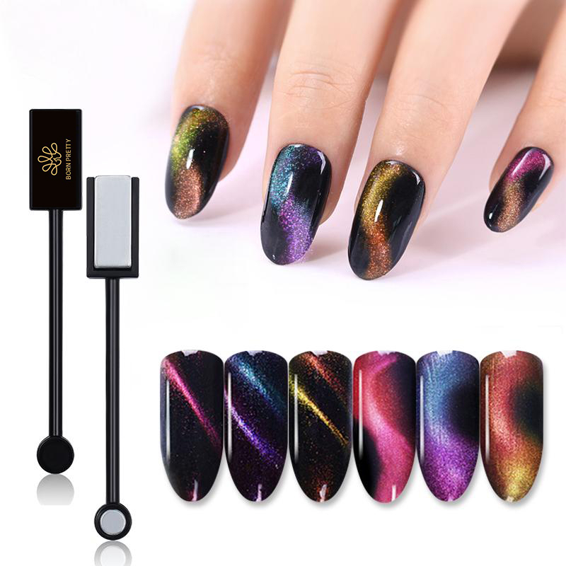 BORN PRETTY Cây nam châm 2 đầu hơ sơn gel mắt mèo chuyên dụng cho dân làm móng