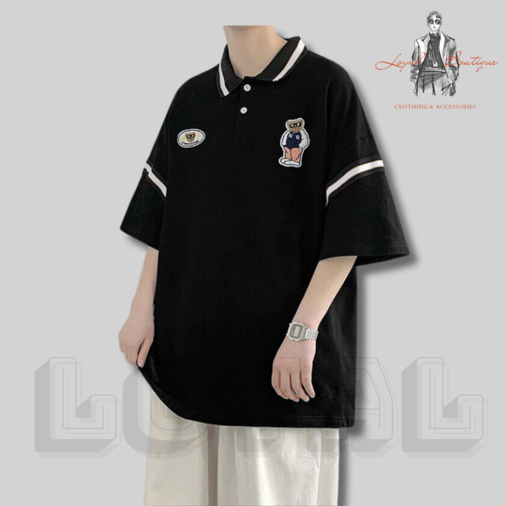 Áo phông polo nam, áo thun nam trơn có cổ phối sọc viền chất vải Cotton Cá Sấu dày dặn lên dáng cực chuẩn