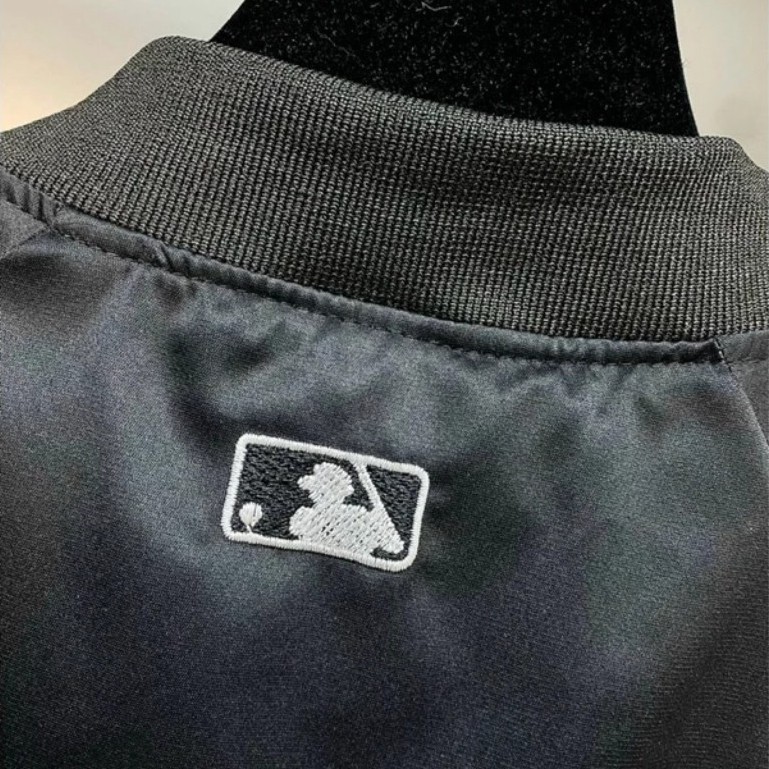 Áo Khoác Bomber Gió MLB.NY Logo Thêu Cực Đẹp-Áo Gió Ny Hàng Đẹp Bản Cao Cấp